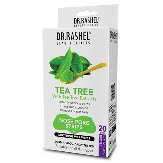 Tea Tree Nose Strips & Soothing Wet Wipes Combo Pack