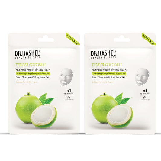 Tender Coconut Sheet Mask with Serum Pack of 2