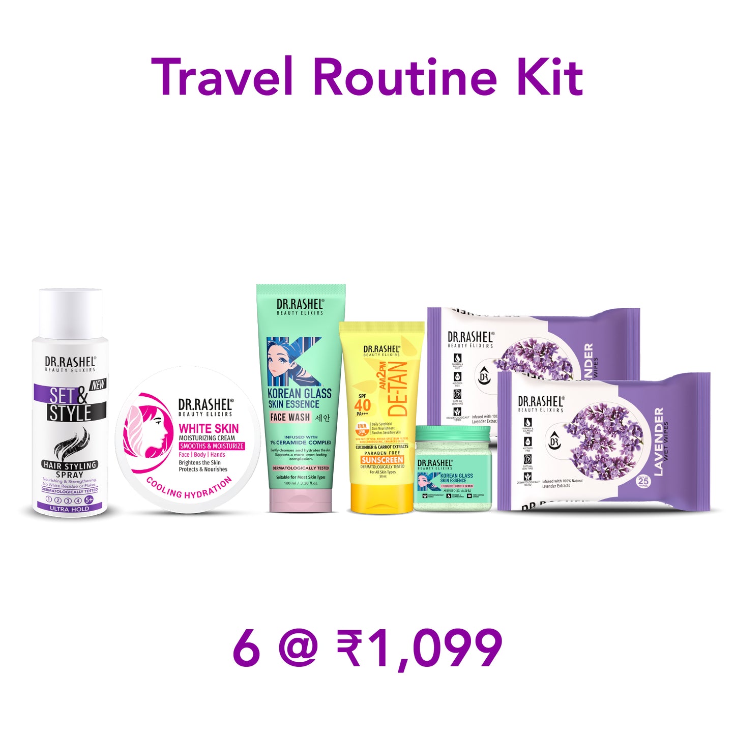 Travel Routine Kit | 6 @ 1099