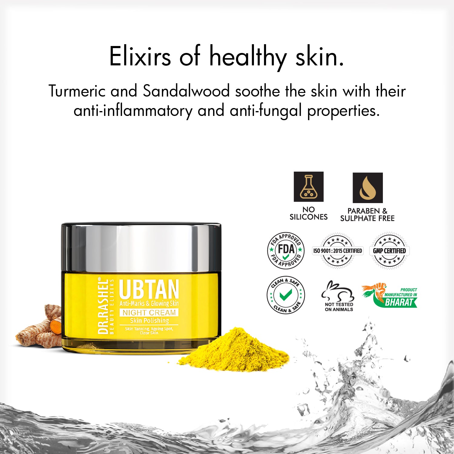 Ubtan Night Cream extracts