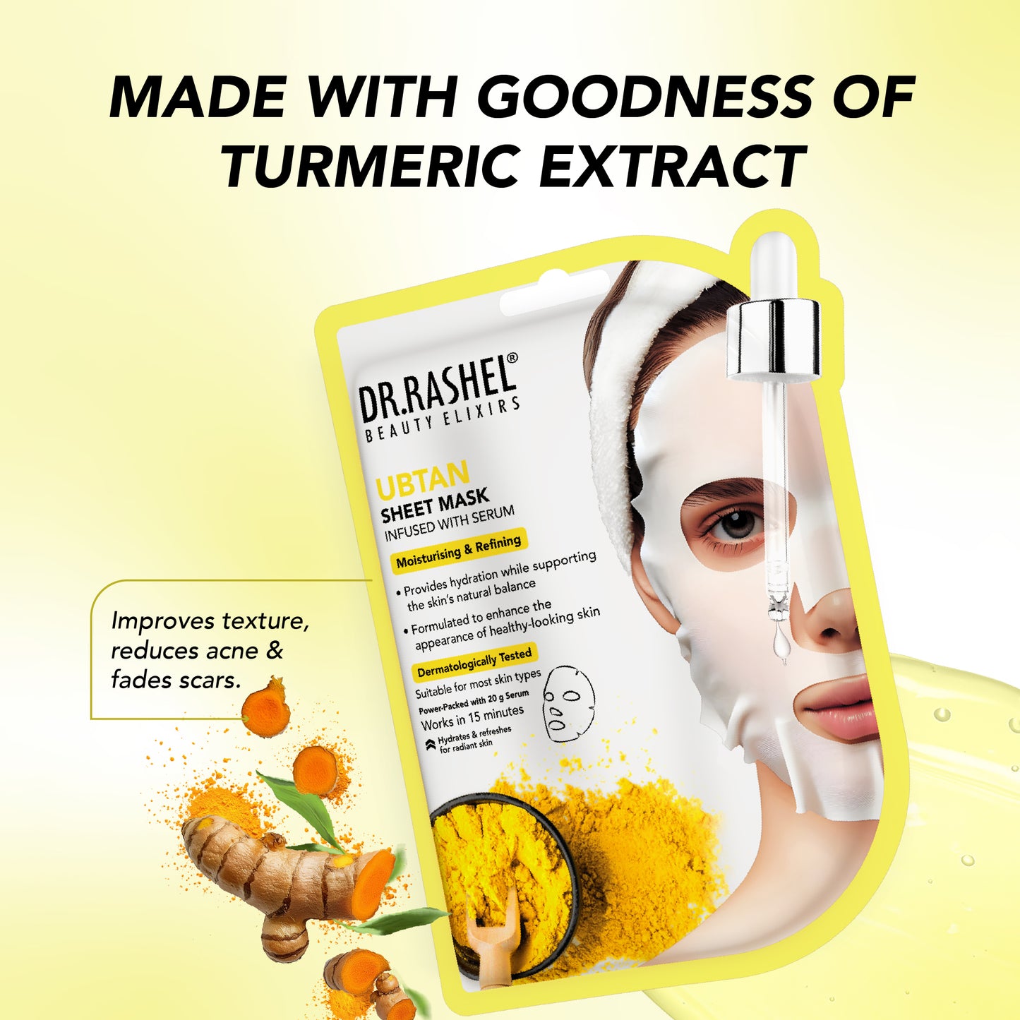 Ubtan Sheet Mask with Serum