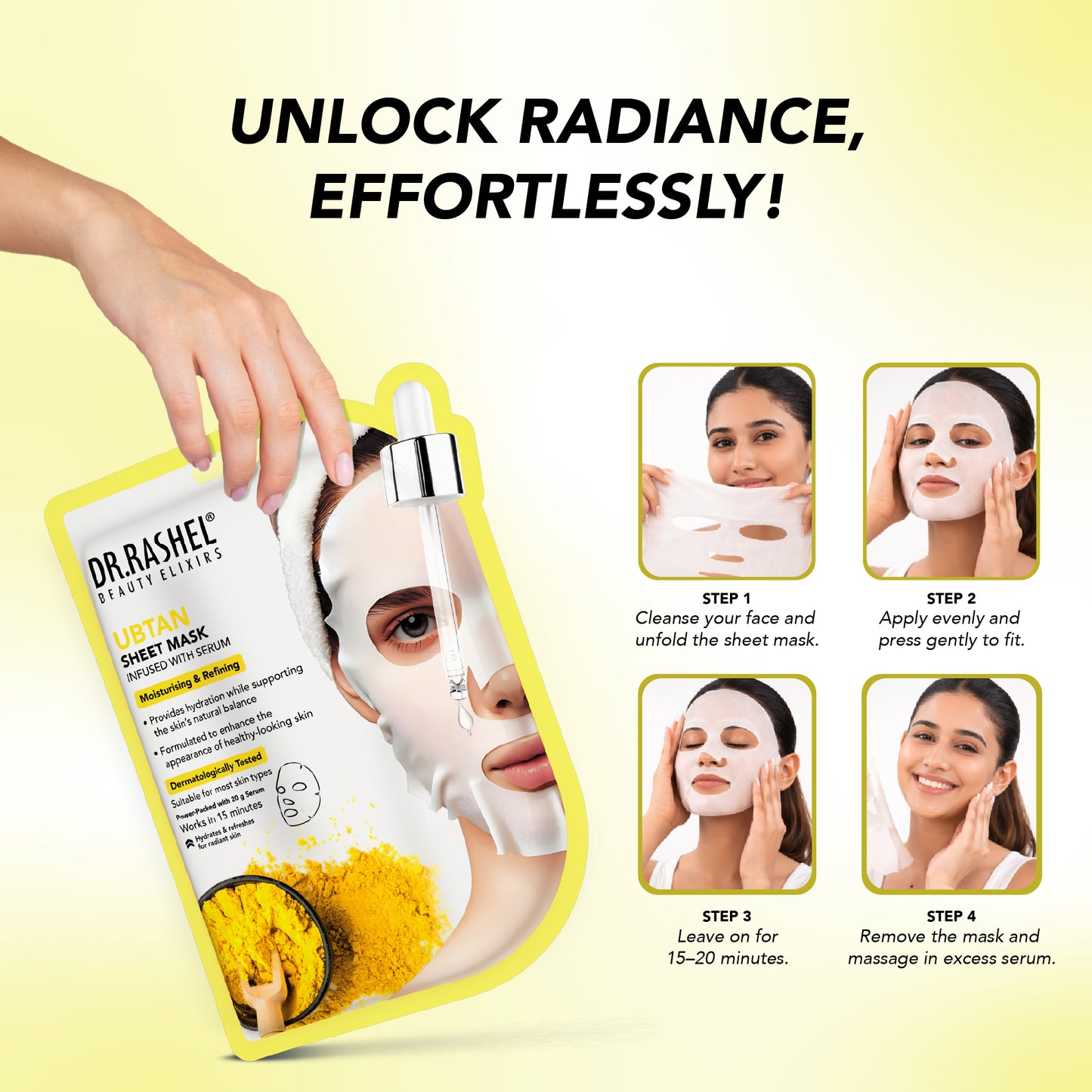 Ubtan Sheet Mask with Serum