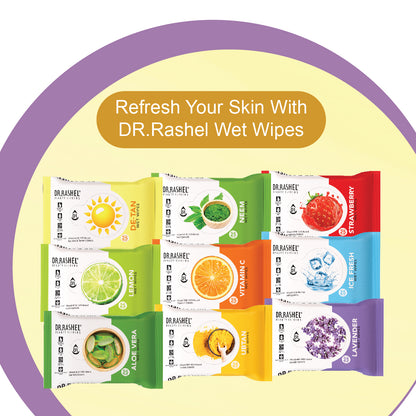 Ubtan Face Wet Wipes Pack of 6