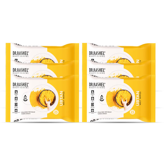 Ubtan Face Wet Wipes Pack of 6