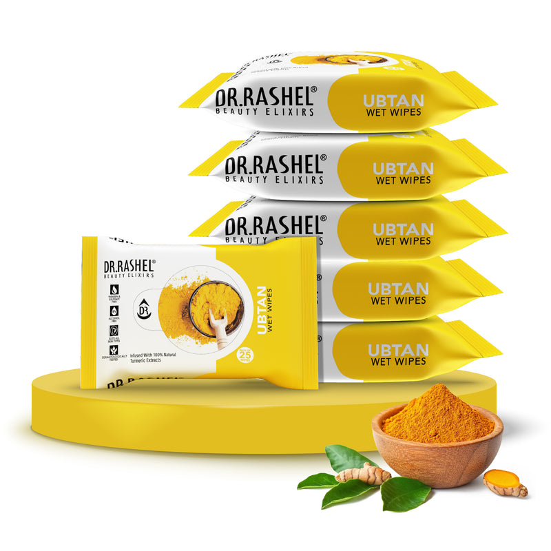 Ubtan Face Wet Wipes Pack of 6