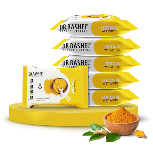 Ubtan Face Wet Wipes Pack of 6