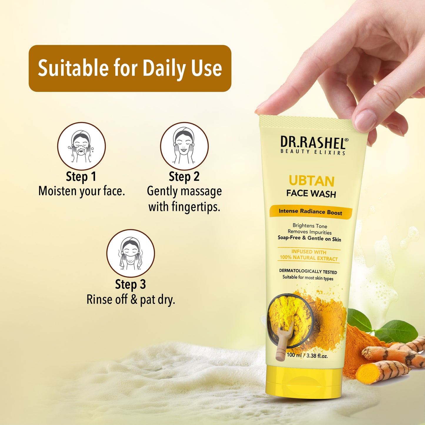 Dr.Rashel Ubtan Face Wash - 100 Ml