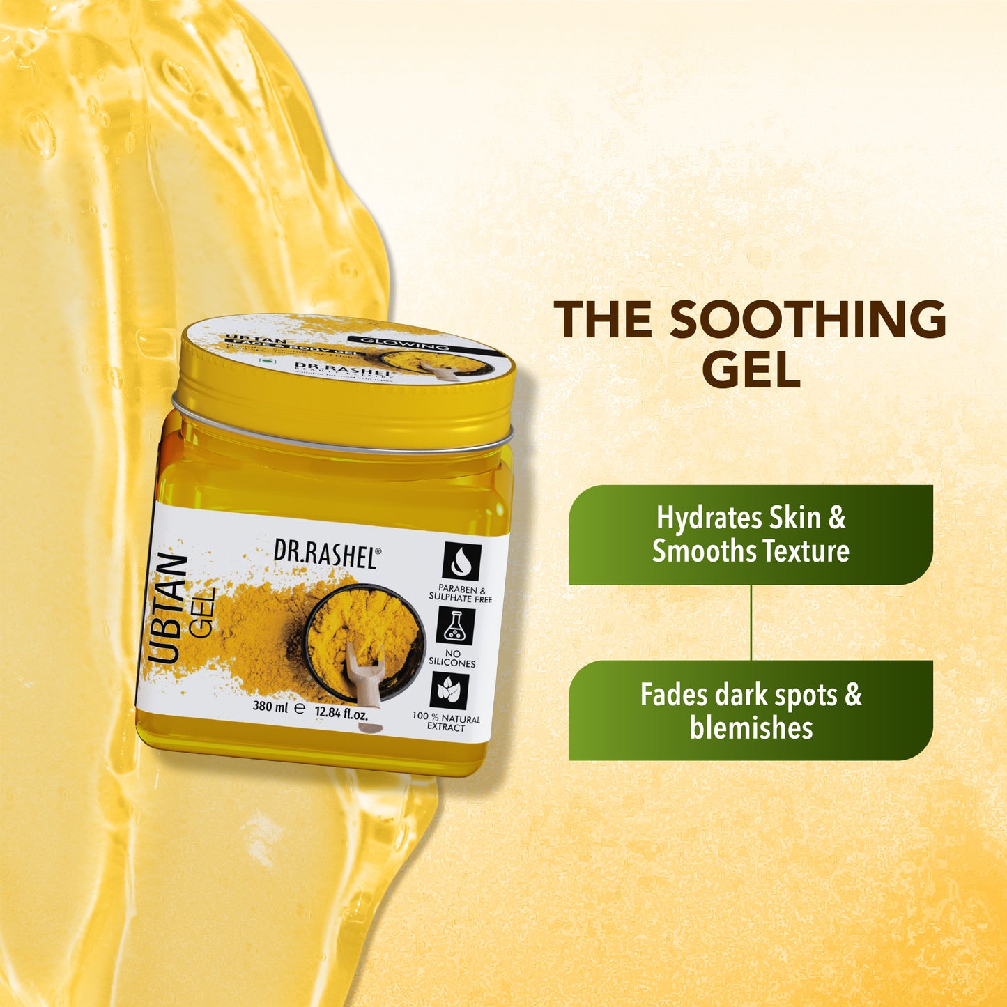 Ubtan Facial Pack of 4 (scrub, Gel, Cream & Facepack) - 1520 ml