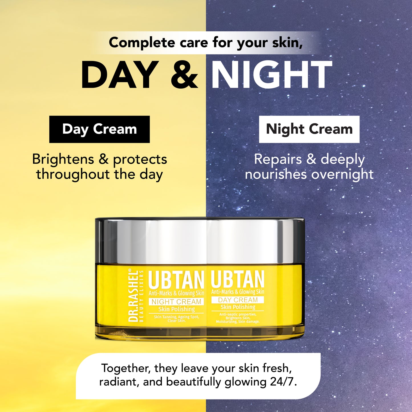 Ubtan day & Night Cream Combo