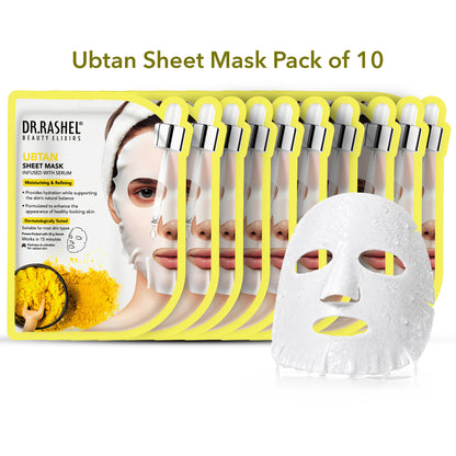 Ubtan Sheet Mask with Serum Set.