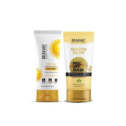 Dr.Rashel Detan Face Wash & Golden Peel Off Mask Combo