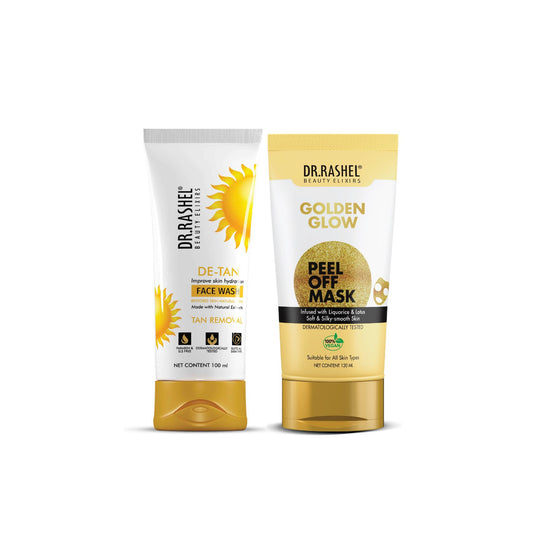 Dr.Rashel Detan Face Wash & Golden Peel Off Mask Combo