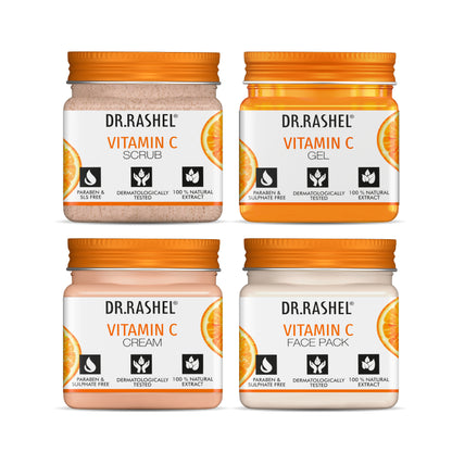 Vitamin C Pack of 4 Mini Jars - 180ml