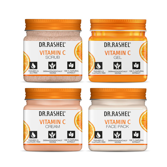 Vitamin C Pack of 4 Mini Jars - 180ml