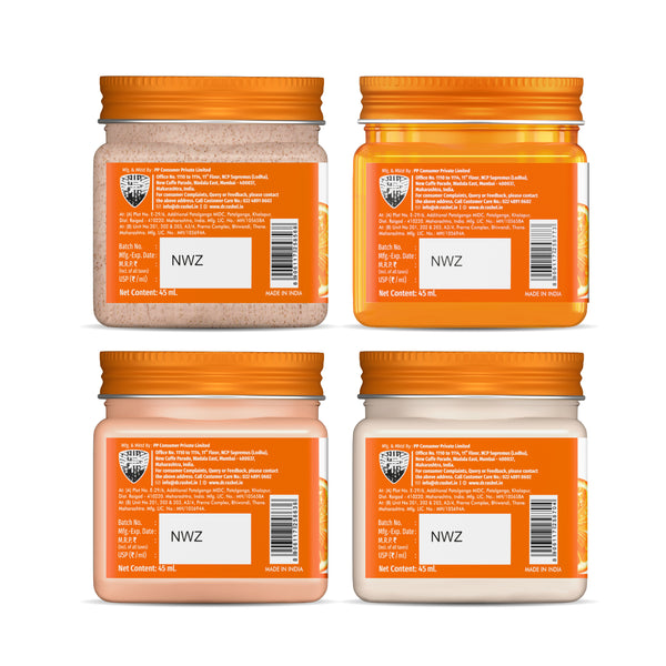 Vitamin C Pack of 4 Mini Jars - 180ml