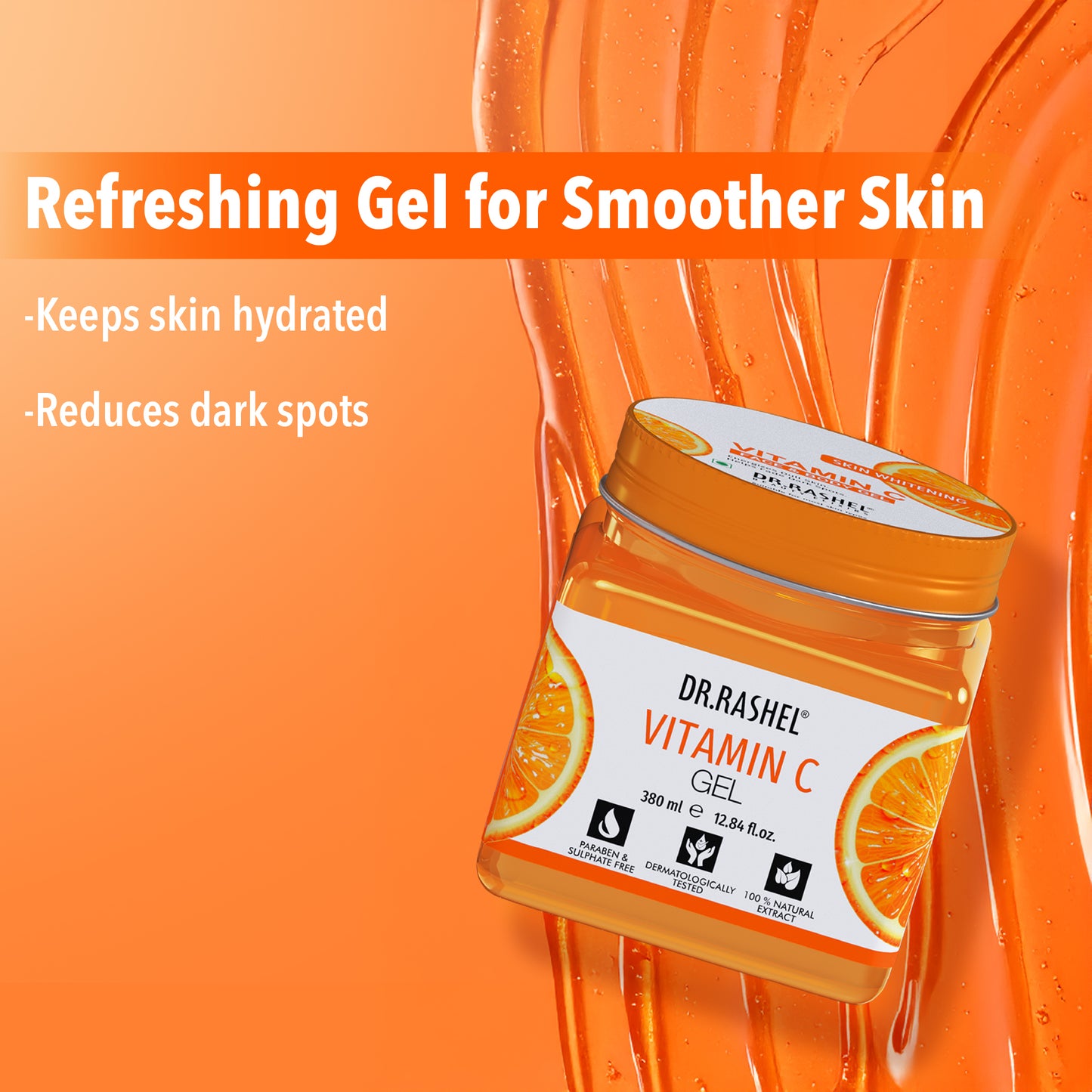 Vitamin C Facial Pack of 4 (scrub, Gel, Cream & Facepack) - 1520 ml
