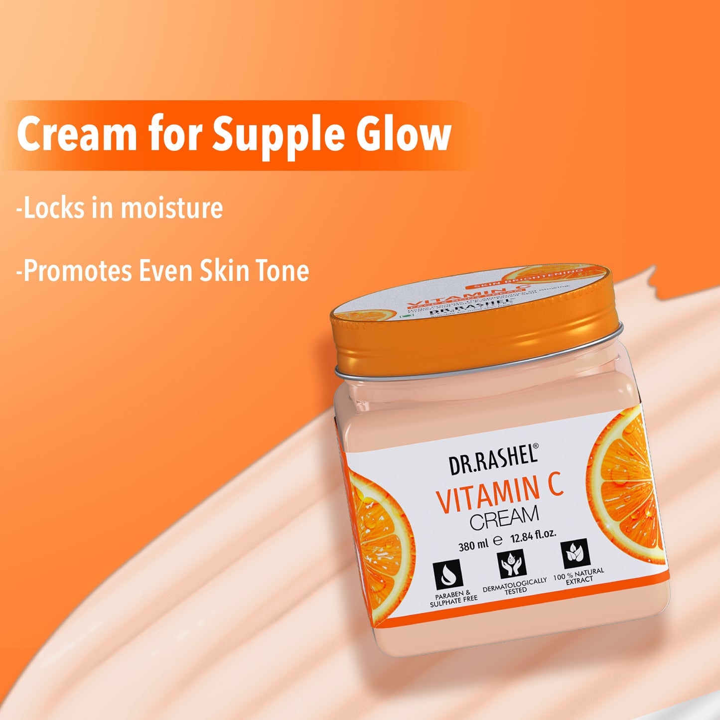 Vitamin C Facial Pack of 4 (scrub, Gel, Cream & Facepack) - 1520 ml