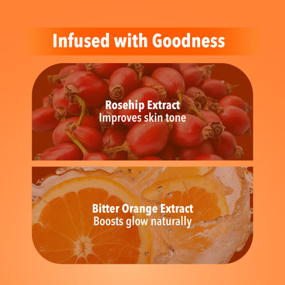 Vitamin C Facial Pack of 4 (scrub, Gel, Cream & Facepack) - 1520 ml