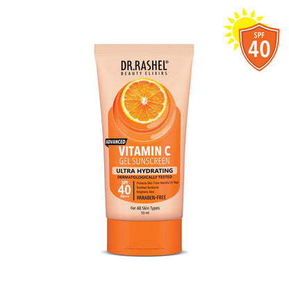 Vitamin C Sunscreen SPF 40 PA+++ | UVA/UVB Sun Protection | Prevents Tan - 100ml