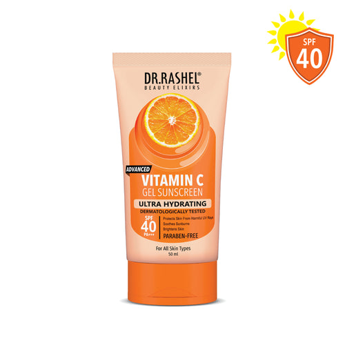 Vitamin C Sunscreen SPF 40 PA+++ | UVA/UVB Sun Protection | Prevents Tan - 100ml