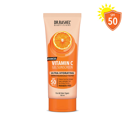Vitamin C Sunscreen SPF 50 | UVA/UVB PA+++ Shield | Best Tan Protection - 100ml