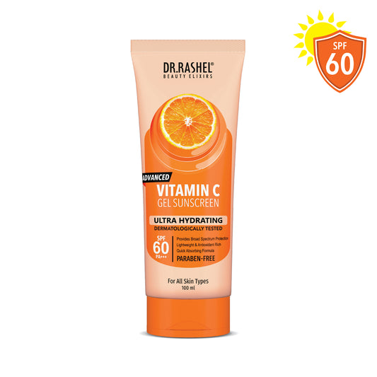 Vitamin C Sunscreen SPF 60 PA+++ | Anti-Aging & UVA/UVB Protection - 100ml