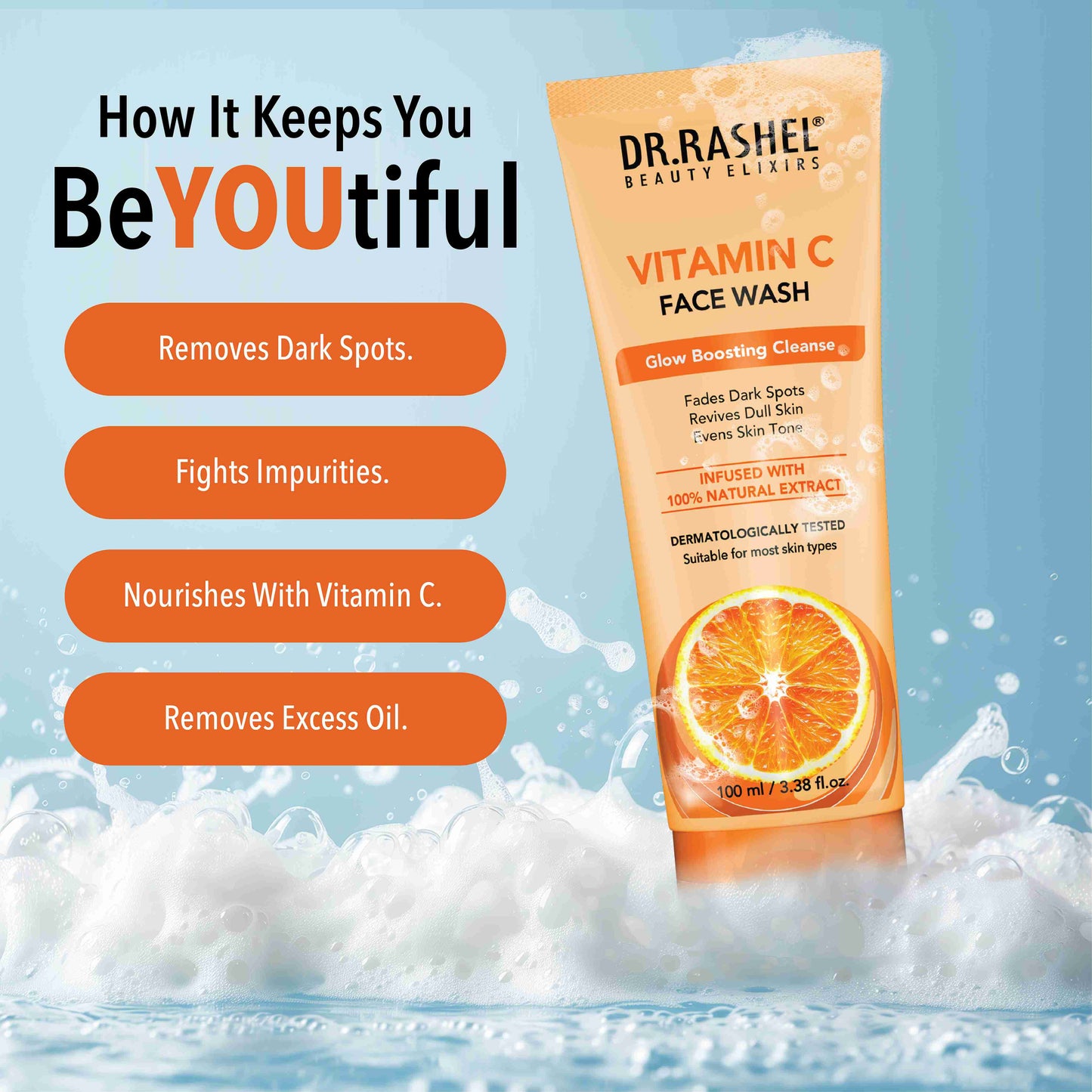 Vitamin C Face Wash - 100 Ml