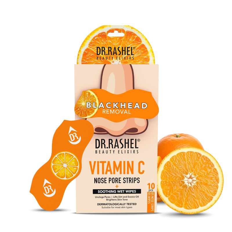 Vitamin C Nose Strips & Soothing Wet Wipes Combo Pack
