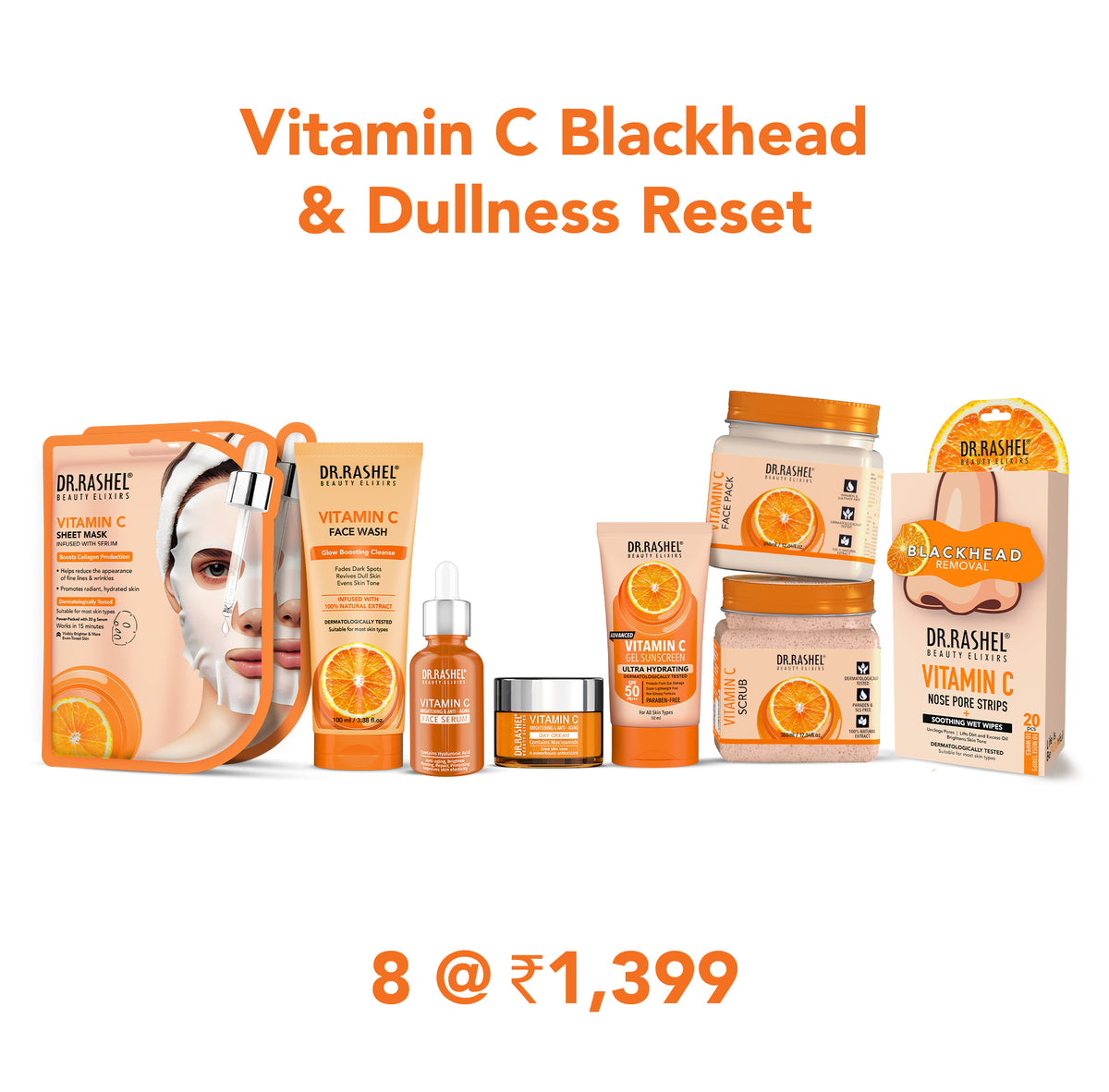 Vitamin C Blackhead & Dullness Reset | Buy  8 @ 1399