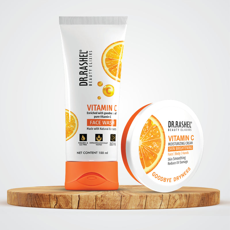 Vitamin C Face Wash & Moisturizer Combo