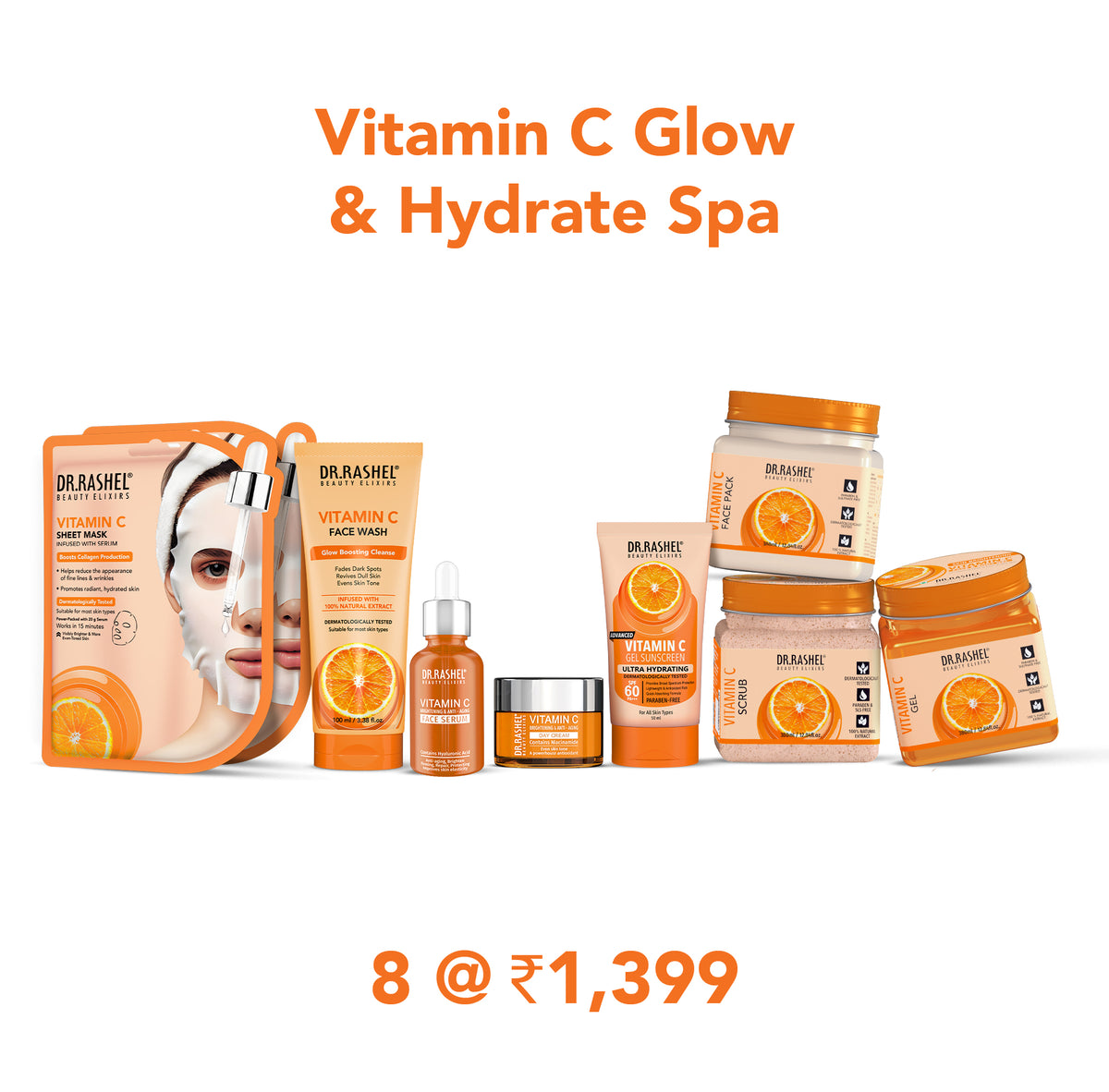 Vitamin C Glow & Hydrate Spa | Buy 8 @ 1399