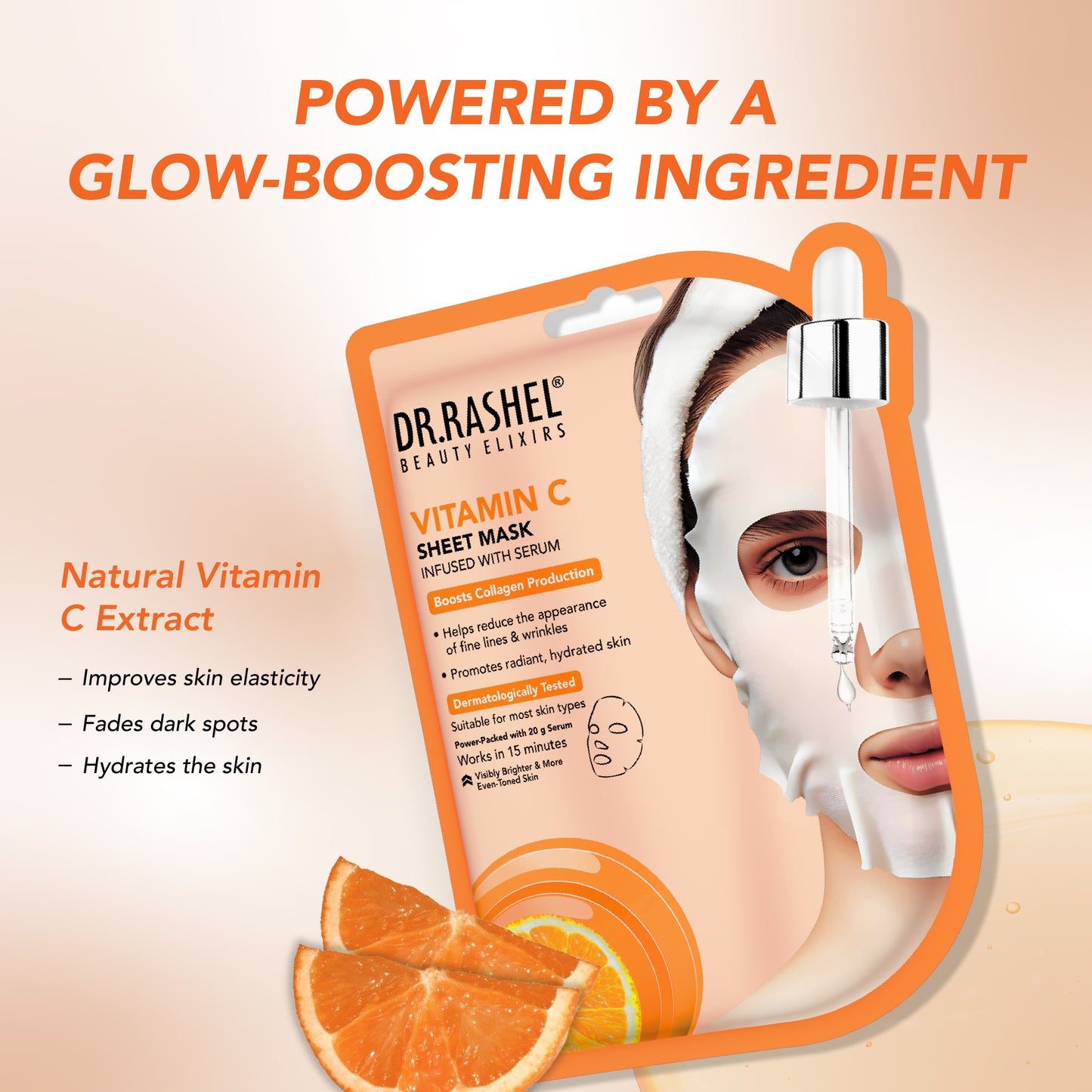Vitamin C Sheet Mask with Serum