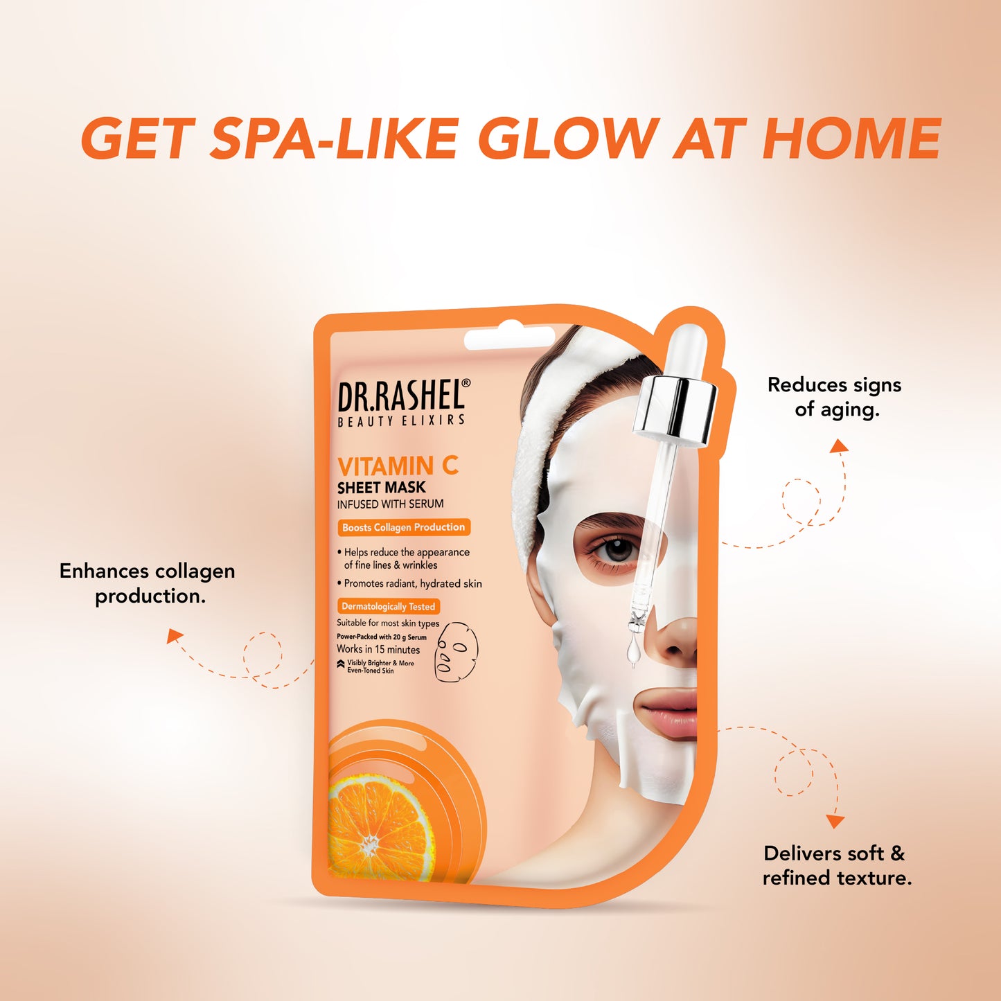 Vitamin C Sheet Mask with Serum