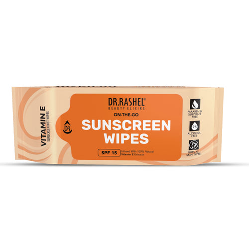 Vitamin E Sunscreen Wipes with SPF 15 Protection