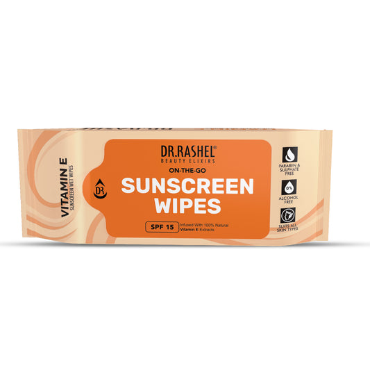 Vitamin E Sunscreen Wipes with SPF 15 Protection