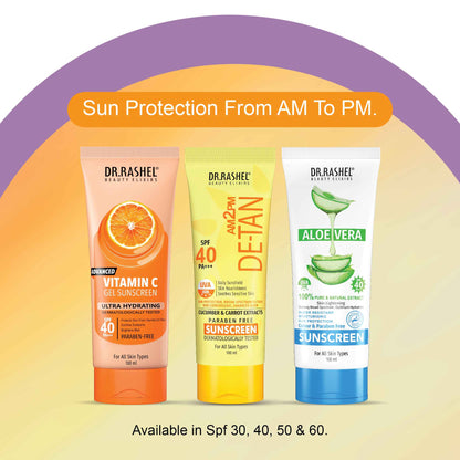 Vitamin C Sunscreen for morning night