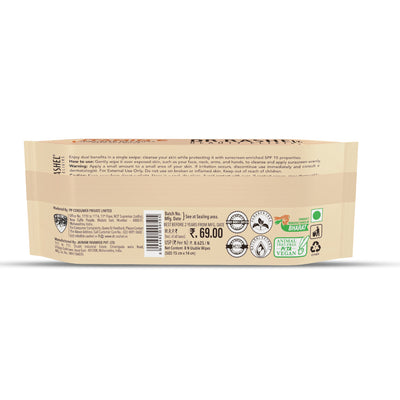 Vitamin E Sunscreen Wipes with SPF 15 Protection
