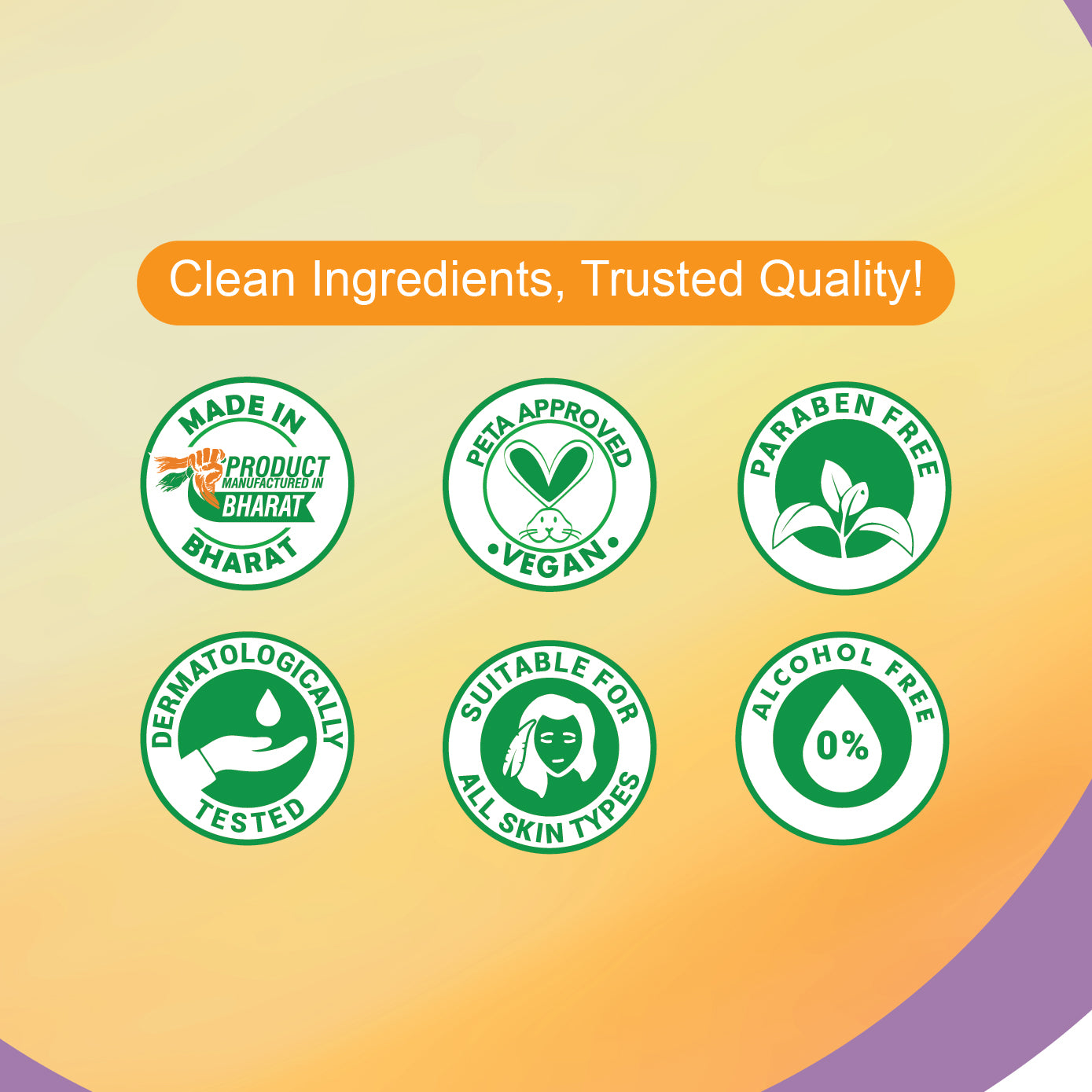 Vitamin C Face Wet Wipes Pack of 6