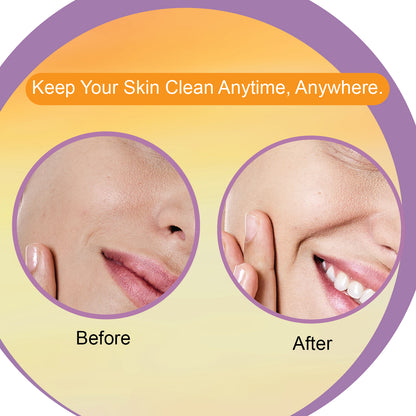 Vitamin C Face Wet Wipes Pack of 6