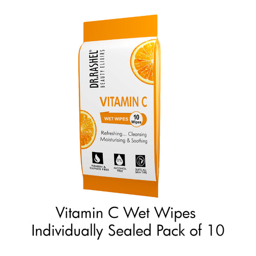 Vitamin C Wet Wipes Pack of 6