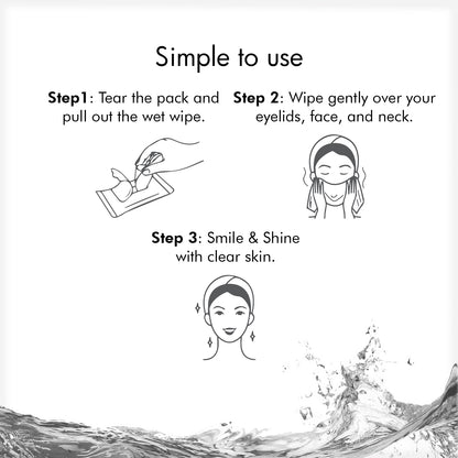 Vitamin C Wet Wipes Pack of 6