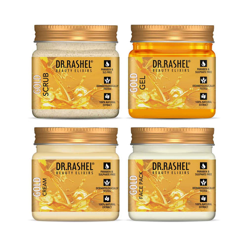 Gold Pack of 4 Mini Jar (180ml)