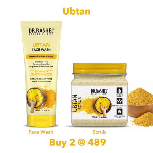 Ubtan Face Wash & Scrub Duo