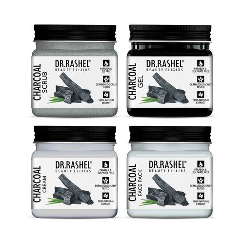 Charcoal Pack of 4 Mini Jar (180ml)