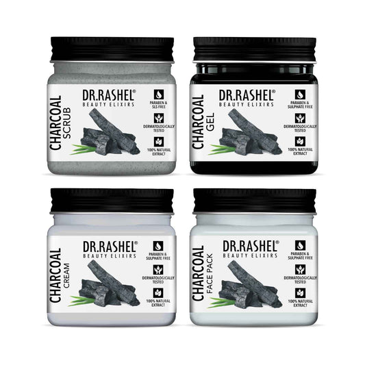 Charcoal Pack of 4 Mini Jar (180ml)