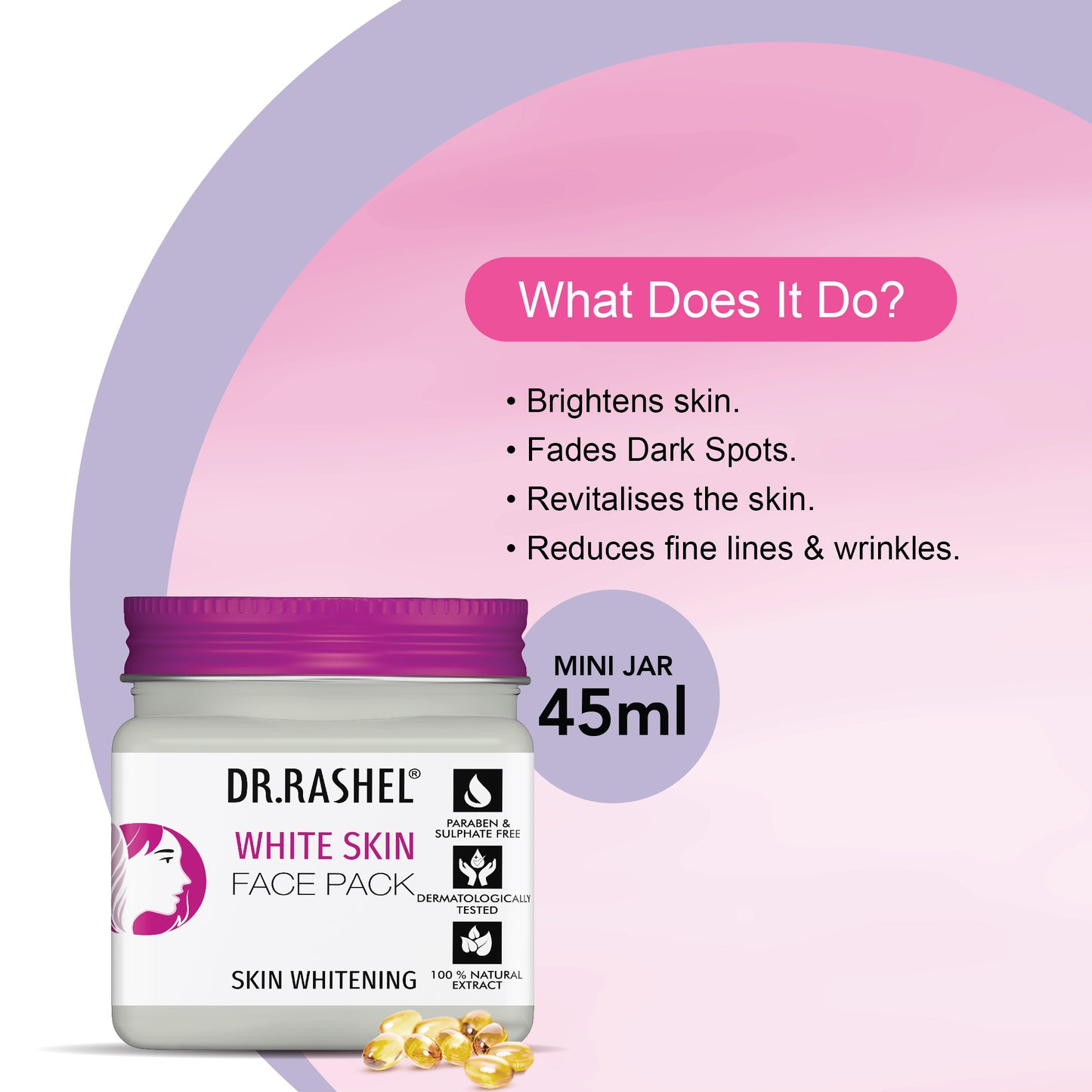 White Skin Face Pack (Pack Of 2)  - 45ml