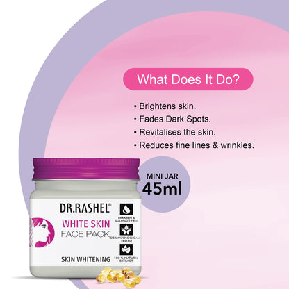 White Skin Face Pack (Pack Of 2)  - 45ml