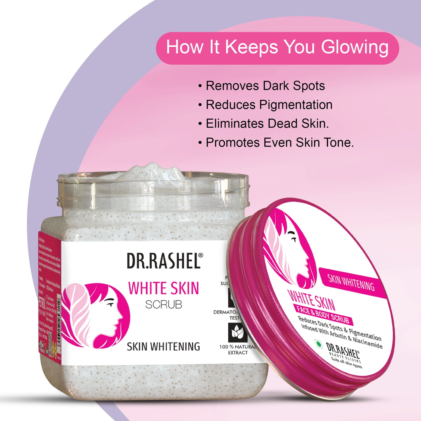 White Skin Scrub -380 Ml