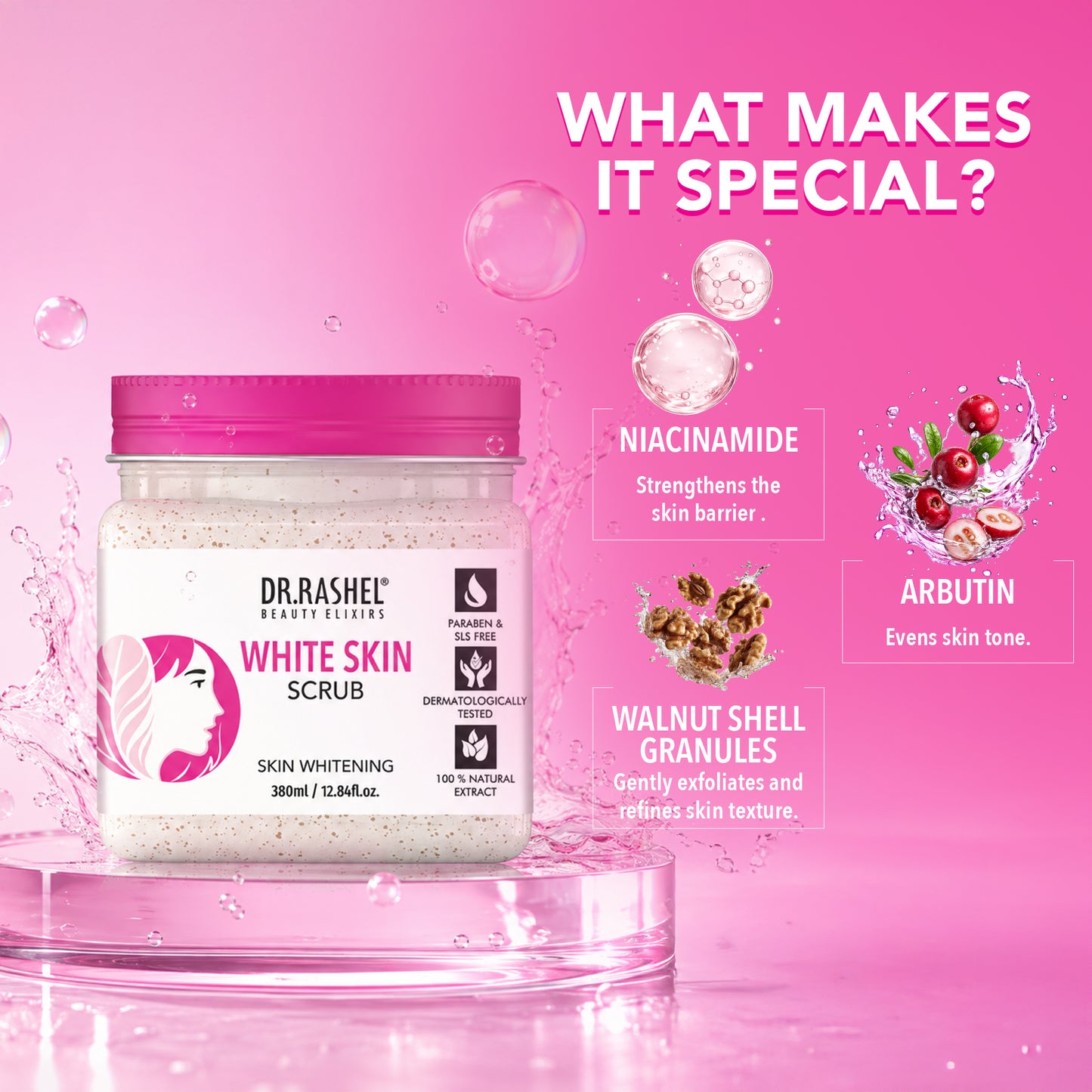 White Skin Scrub - 380 ml