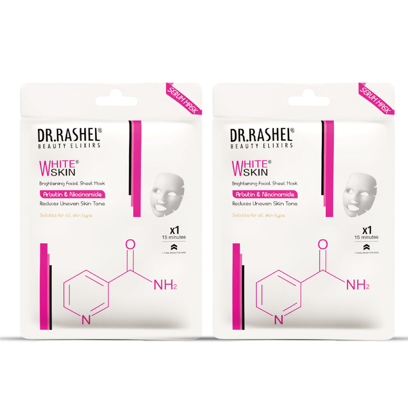 White Skin Sheet Mask pack of 2